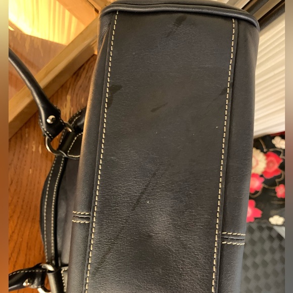 Tignanello Blue Leather Handbag - Picture 6 of 7